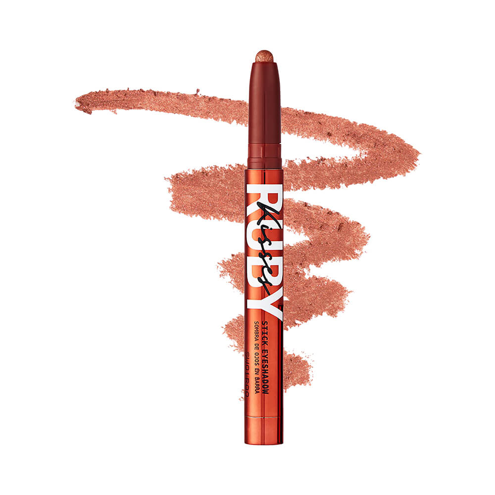 Traço da sombra Copper Glam mostrando a cor cobre metálica