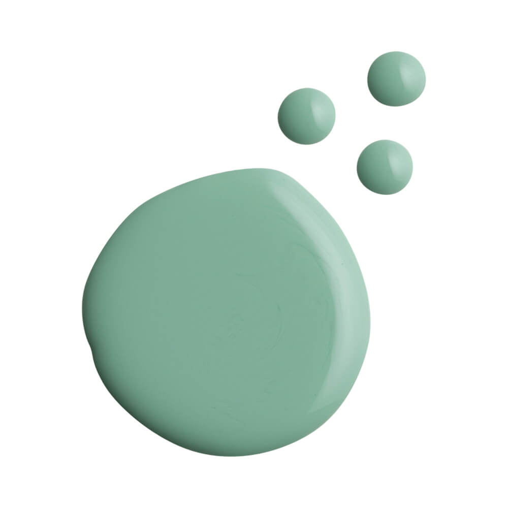 Amostra da cor verde menta do esmalte Dailus Venice Mint