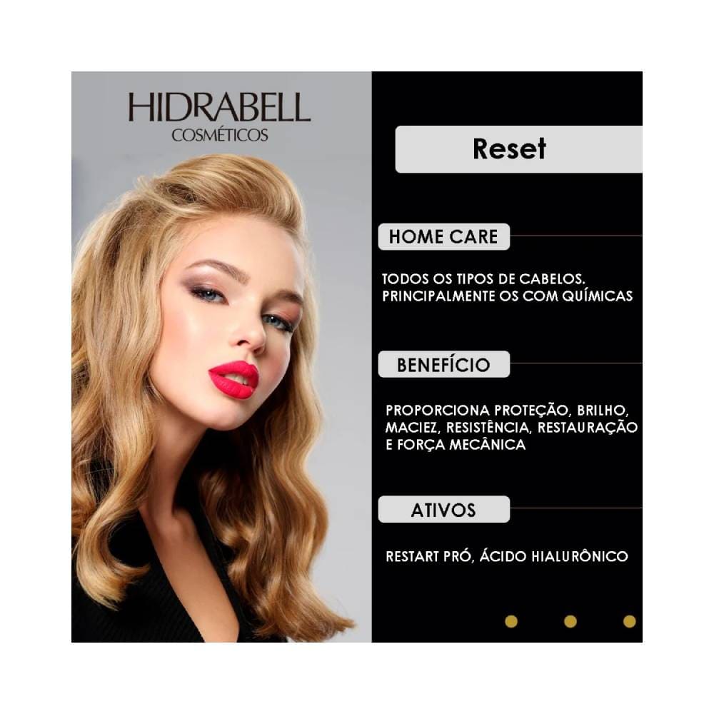 Imagem promocional do Sérum Hidrabell com mulher de cabelo loiro ondulado