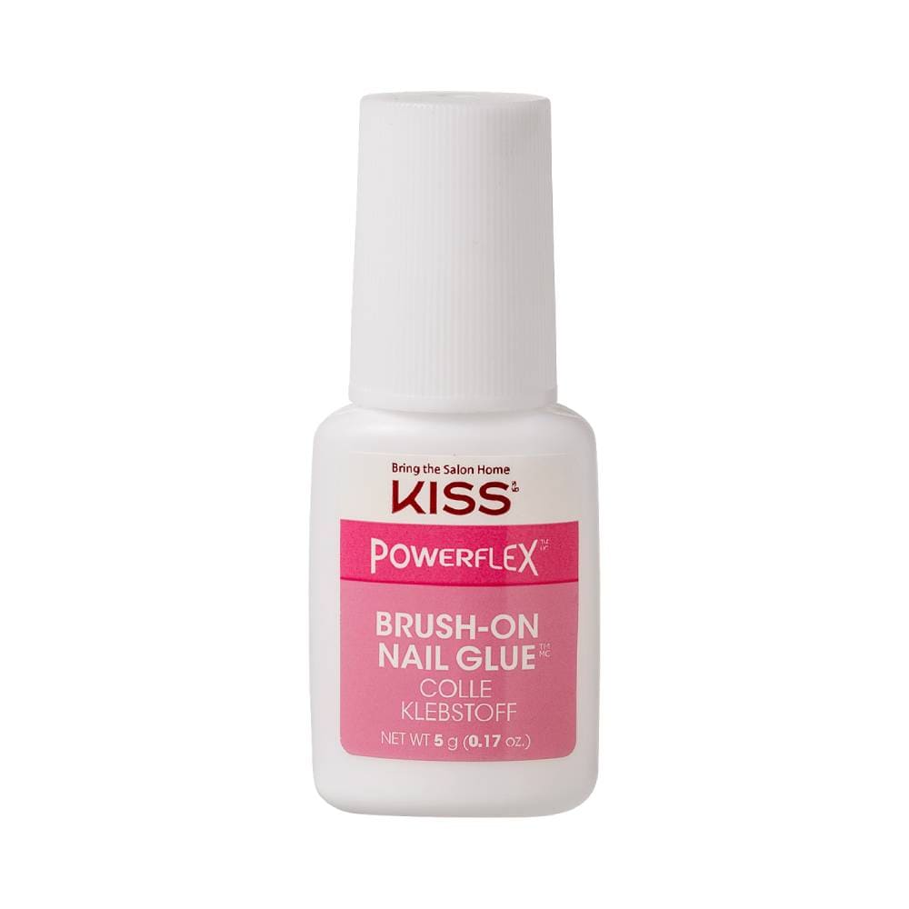 Frasco fechado da cola para unha Kiss New York Powerflex Brush-On 5g