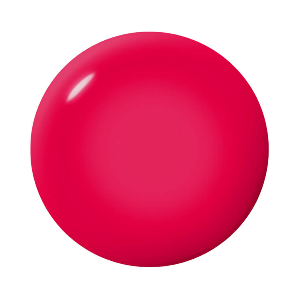 Amostra circular da cor rosa neon vibrante do esmalte Anita