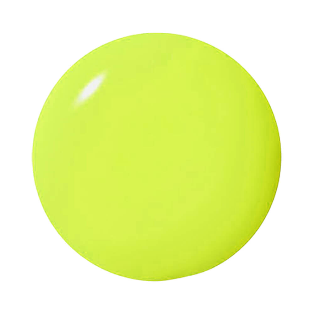 Amostra da cor amarelo neon do esmalte Anita