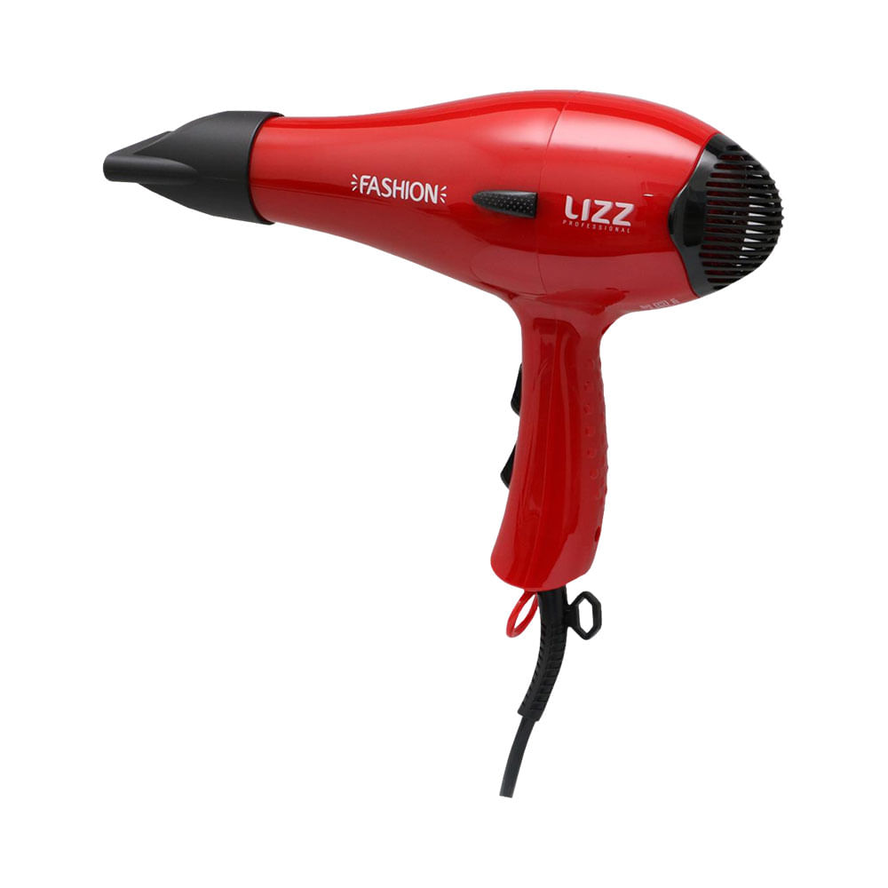 Secador Lizz Fashion com bocal concentrador acoplado e botões na alça