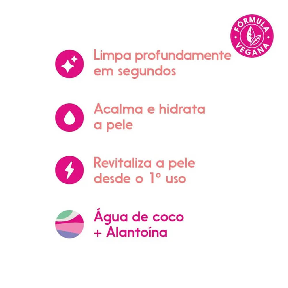 Benefícios da Água Micelar Ricca Funcional: limpa, hidrata e acalma