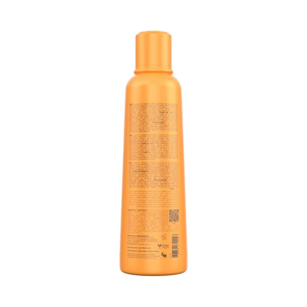 Leave-in Pós Progressiva Richée Argan e Ojon 250ml - frasco laranja