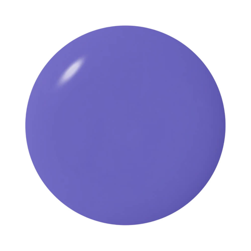 Cor roxo vibrante do Esmalte Cora Ai Que Luxo Coturno em círculo cheio