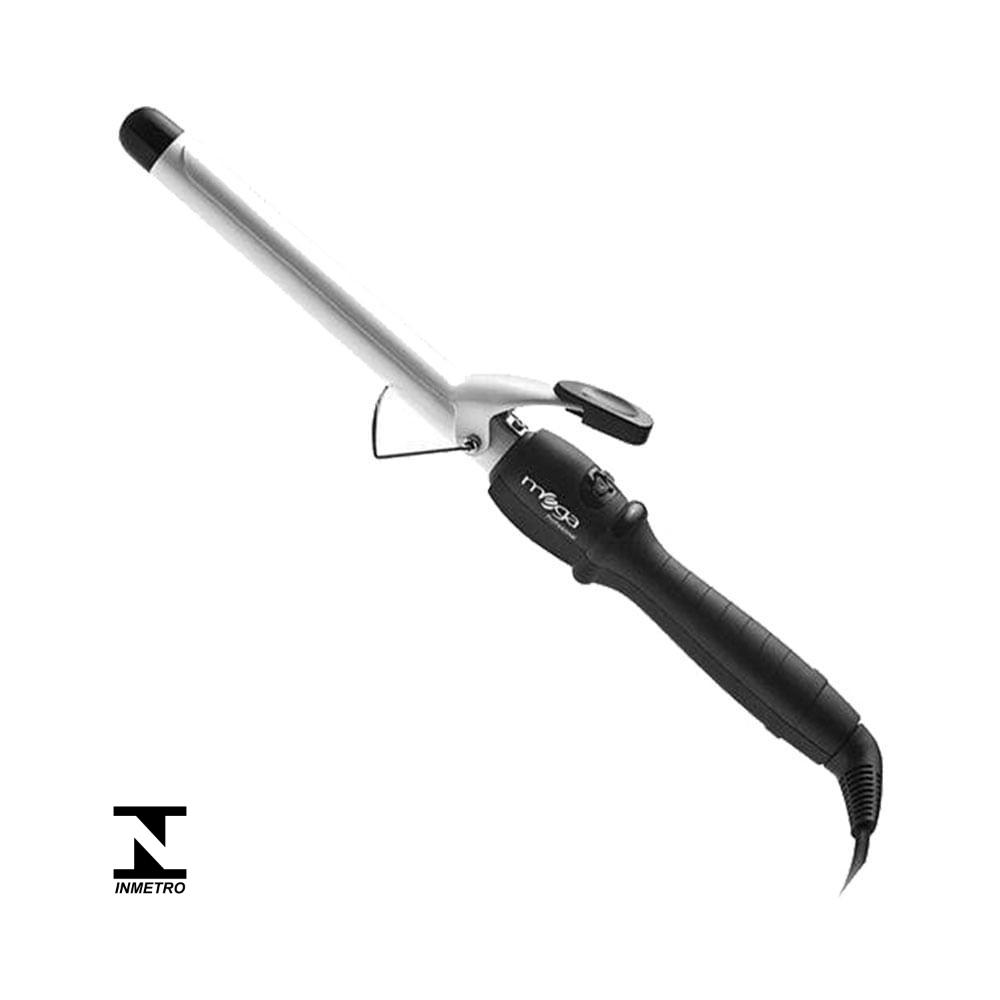 Modelador Mega Size Extra Longo bivolt 25mm - preto e prata