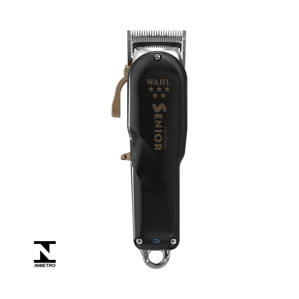 Wahl Senior Cordless vista frontal com certificação Inmetro