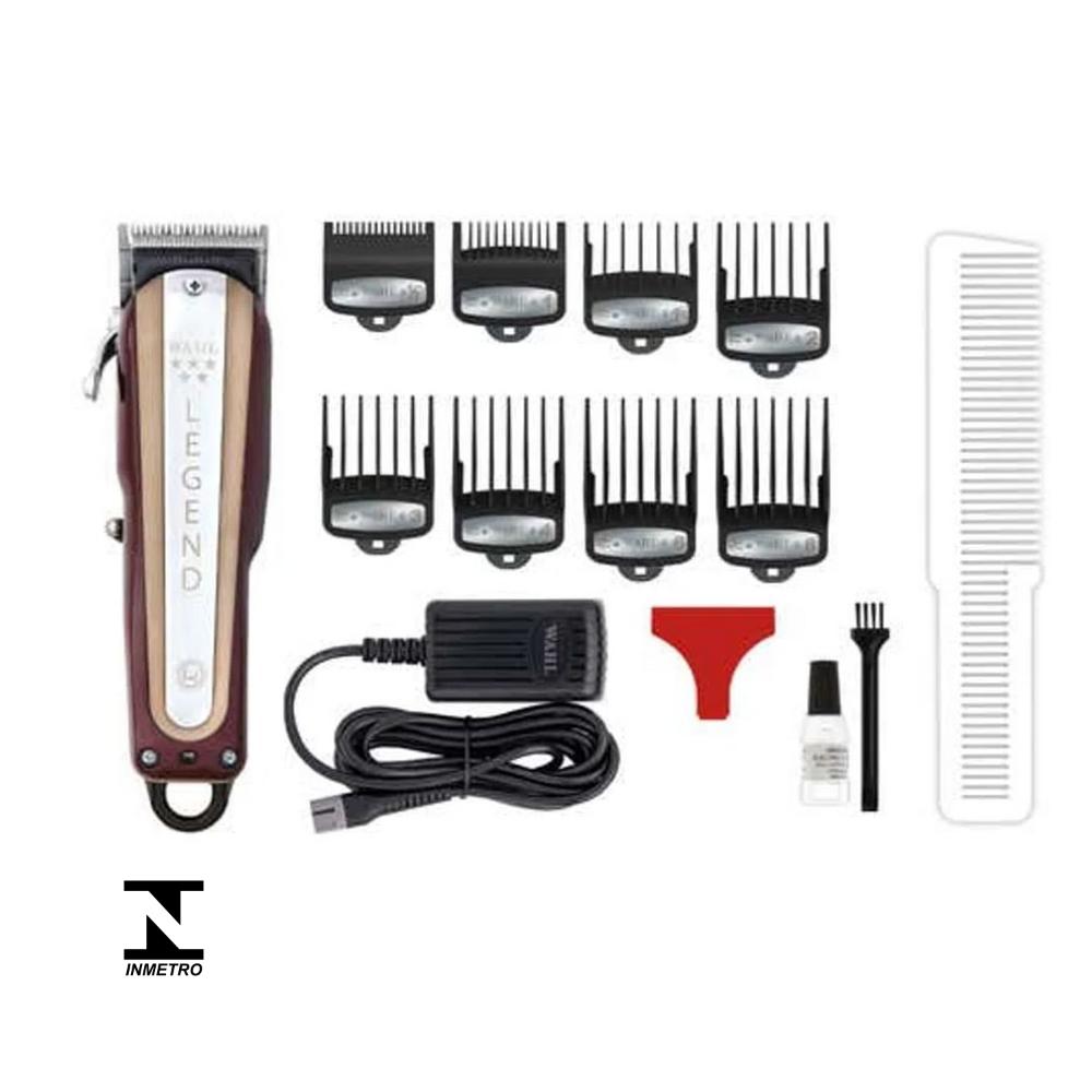Kit completo Wahl Legend Cordless com pentes e acessórios