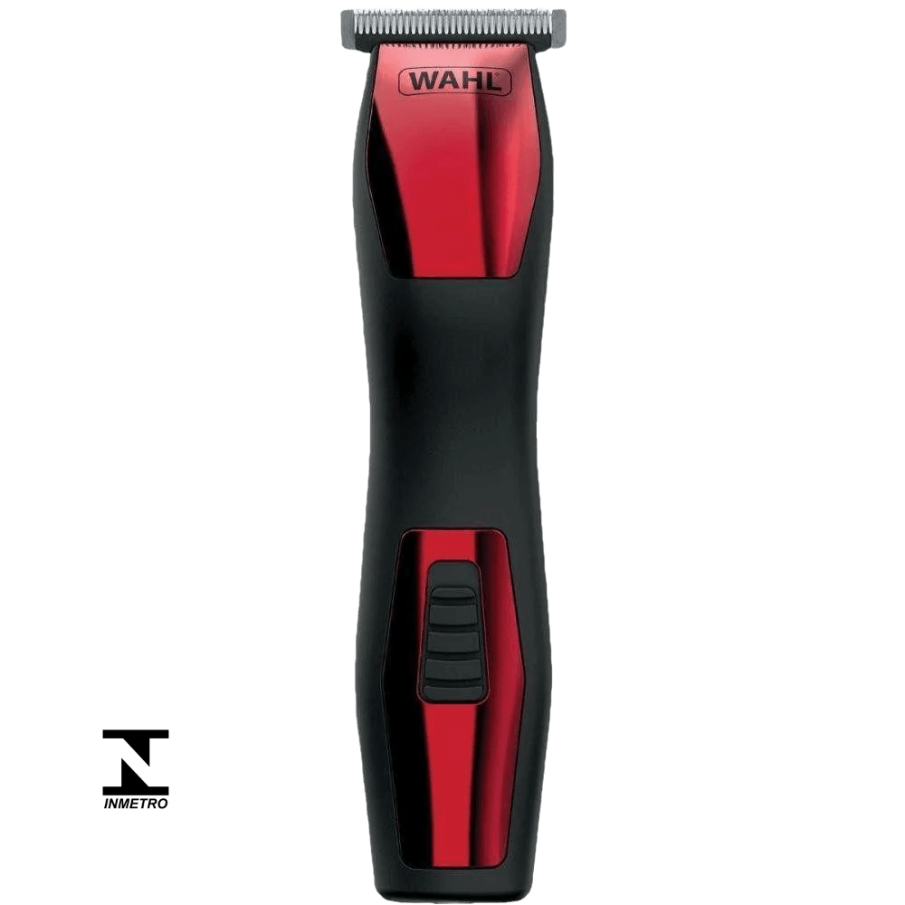 Aparador Wahl Groomsman T-Pro vermelho com lâmina T-blade e certificação