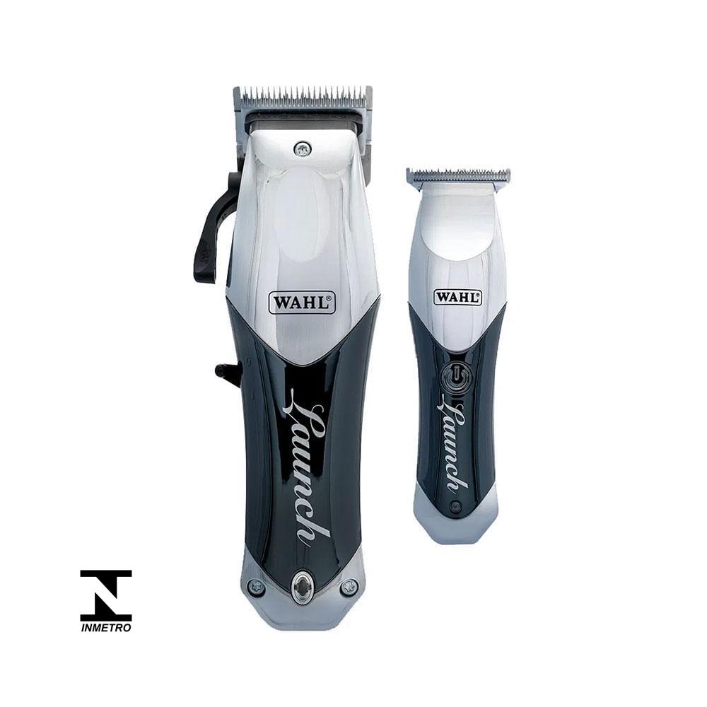 Kit Wahl Launch com destaque para design ergonômico e selo INMETRO