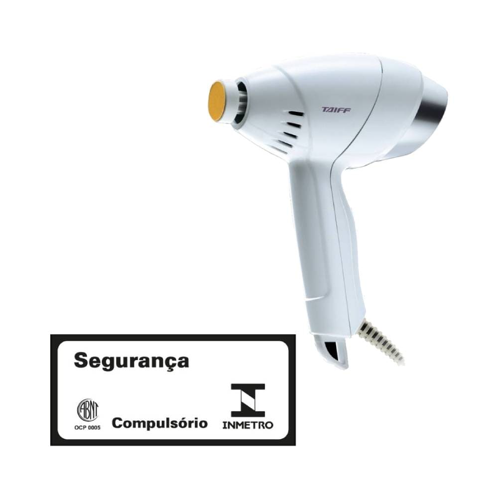 Pedicuro Taiff Soft Feet com lixa laranja instalada - detalhe do corpo e ventilação