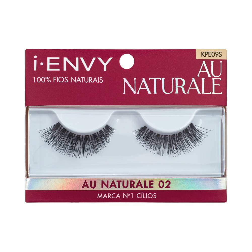Embalagem frontal Cílios Postiços I-Envy By Kiss NY Au Naturale 02