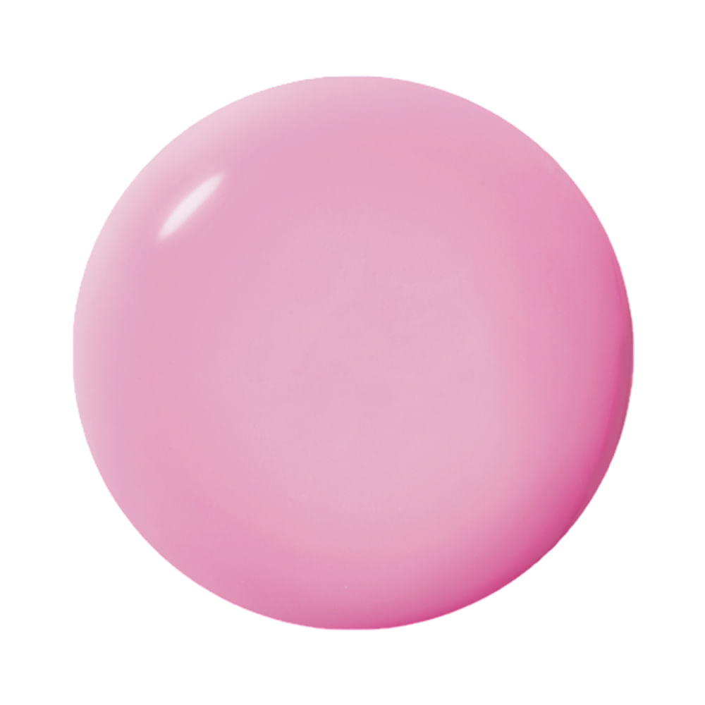 Amostra de cor rosa claro com acabamento brilhante