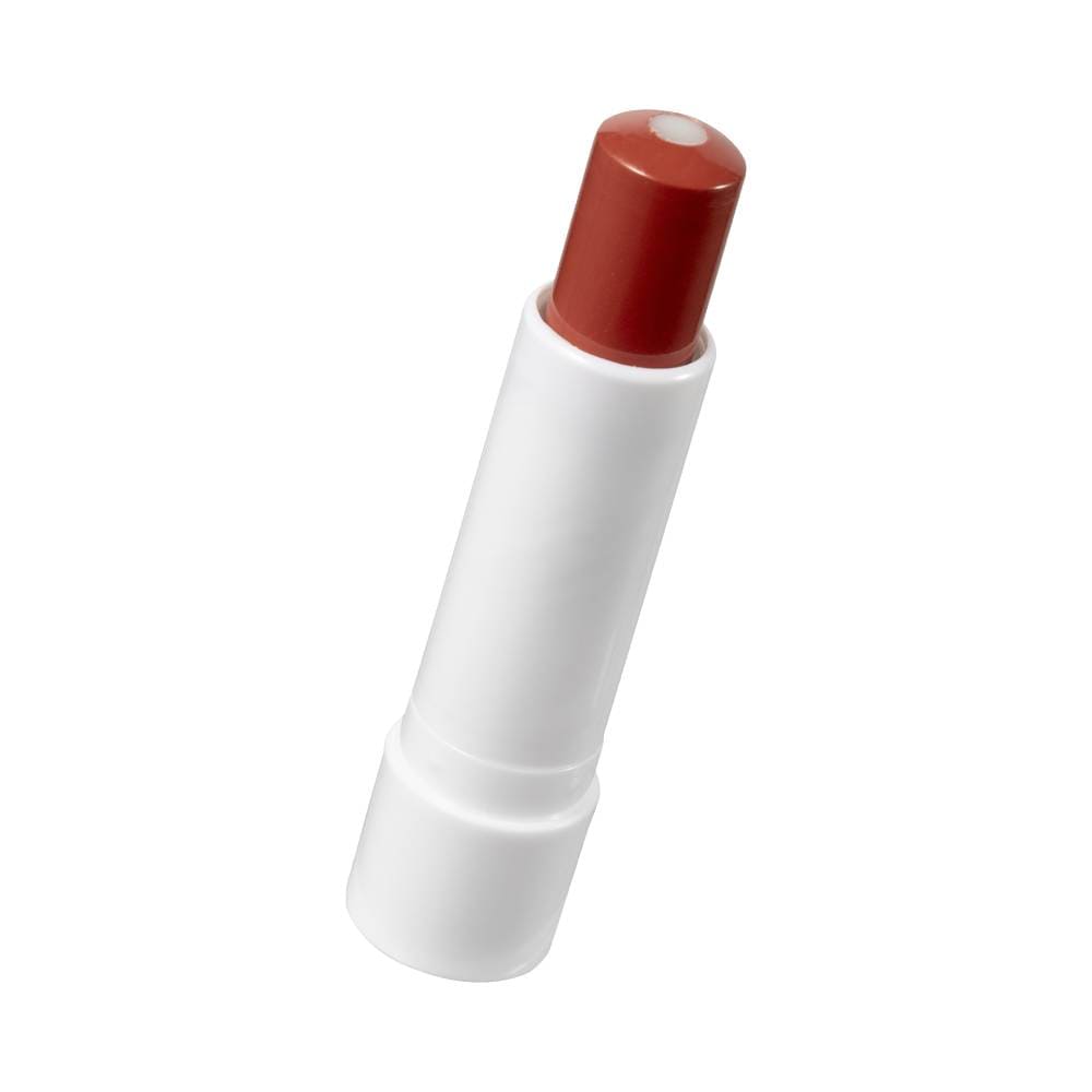 Detalhe do Balm Up Labial Ruby Kisses FPS10 sem tampa mostrando a ponta arredondada