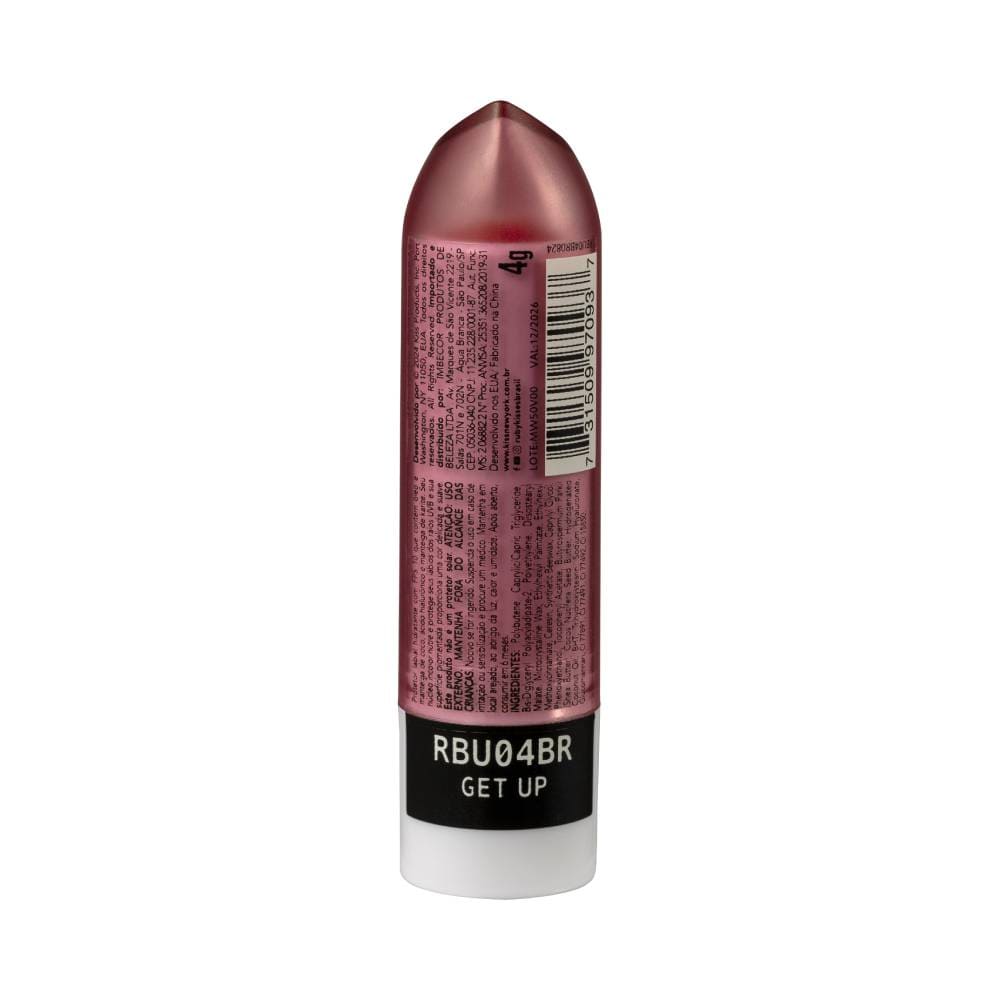 Verso da embalagem do Balm Up Labial Ruby Kisses FPS10 com informações técnicas