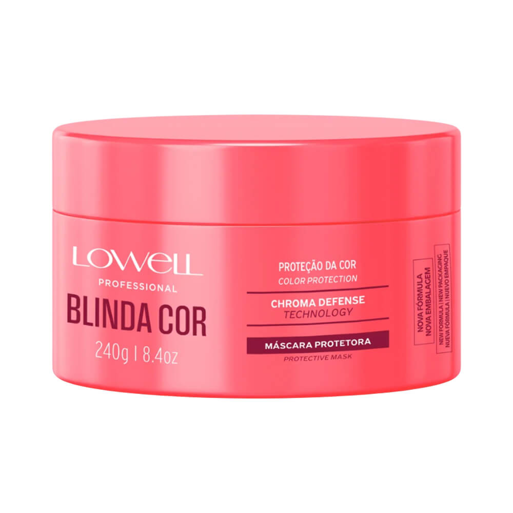 Pote rosa Lowell Blinda Cor 240g vista frontal