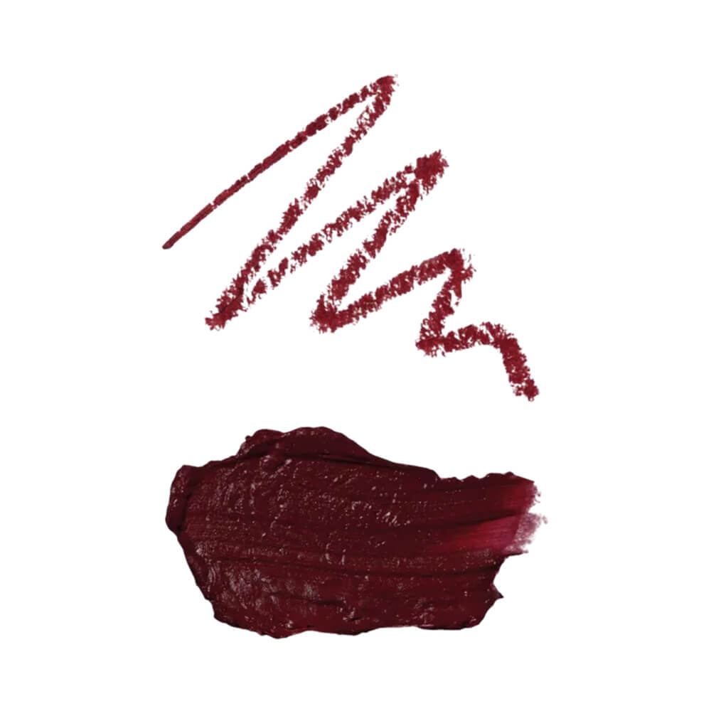 Swatch do Batom Niina Secrets Duo Perfect Match Vermelho