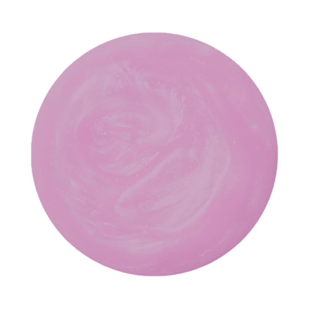 Amostra da cor rosa cintilante do esmalte Cora Essenciais Mirante