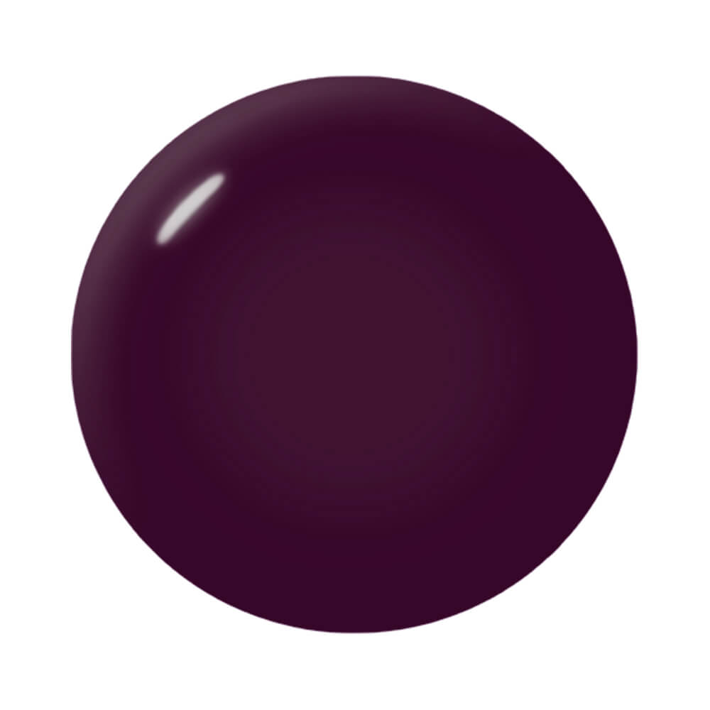Amostra da cor roxo cremoso do esmalte Cora Essenciais Suco de Beterraba
