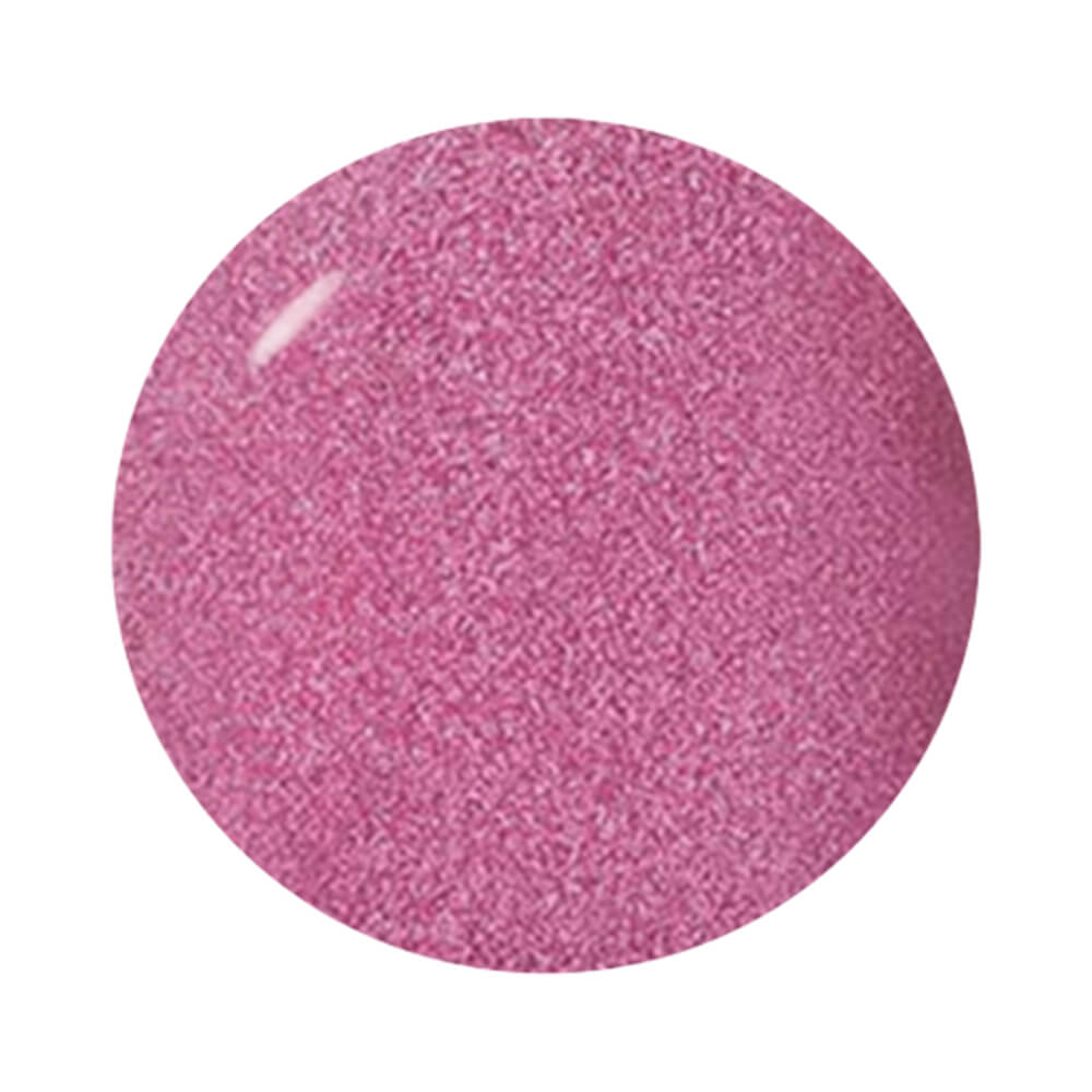Tonalidade do esmalte Cora Metal Frutty rosa metálico em destaque