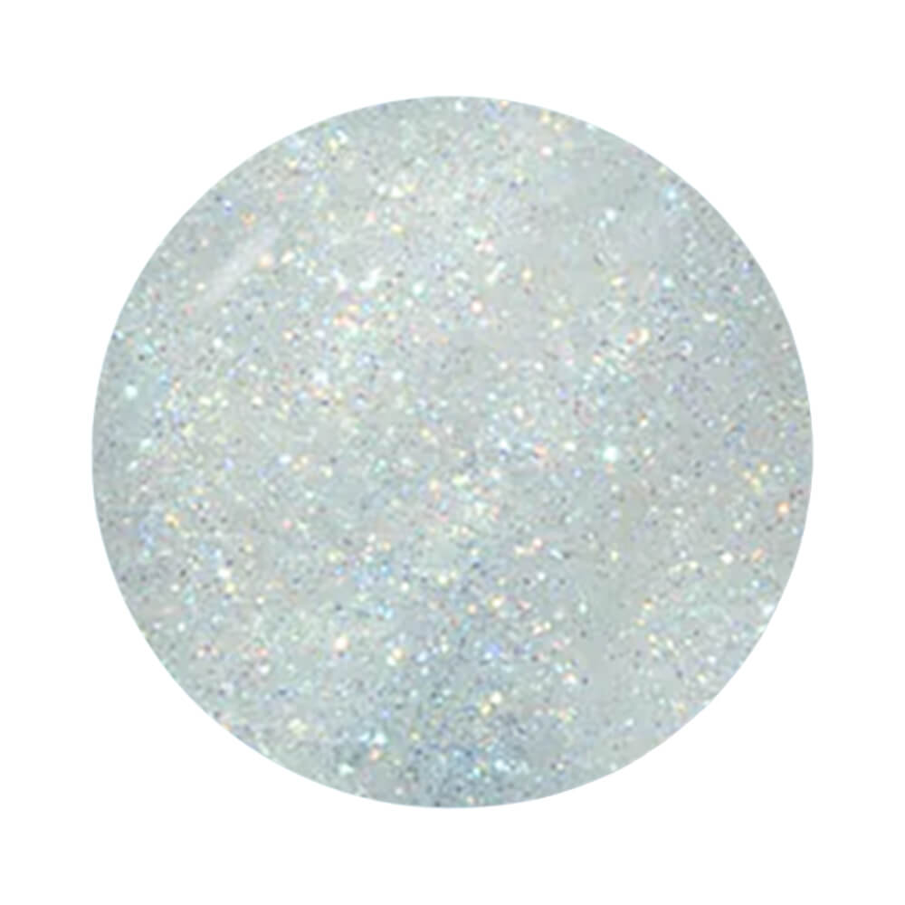 Close nas partículas de glitter do Esmalte Cora New Glitter 474 destacando brilho e textura
