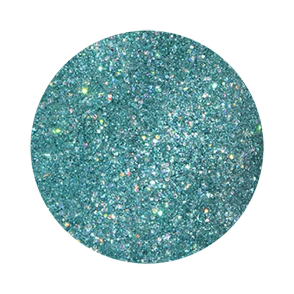 Close da textura brilhante do esmalte Cora New Glitter Glow cor 471