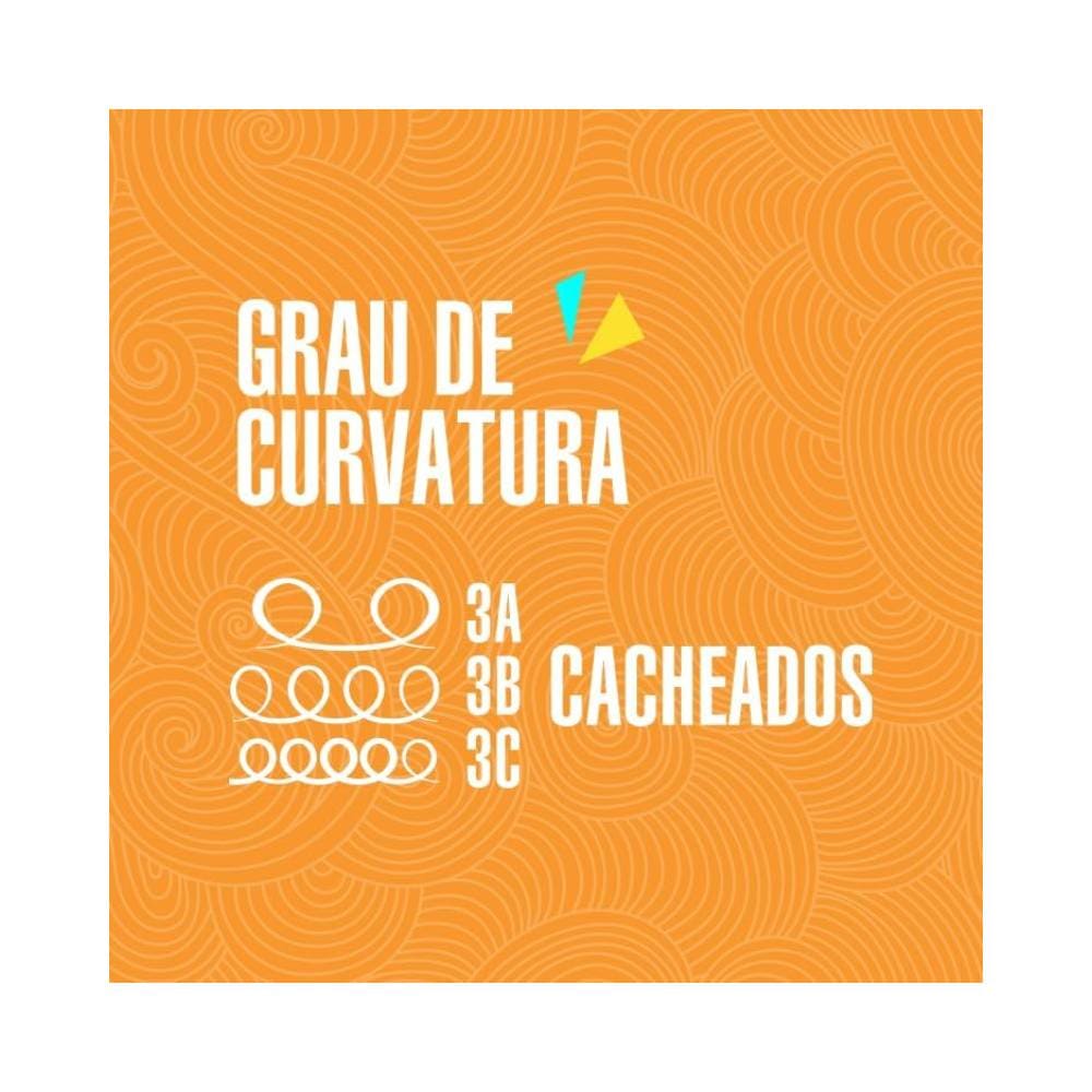 Ilustração dos tipos de cachos indicados para o produto