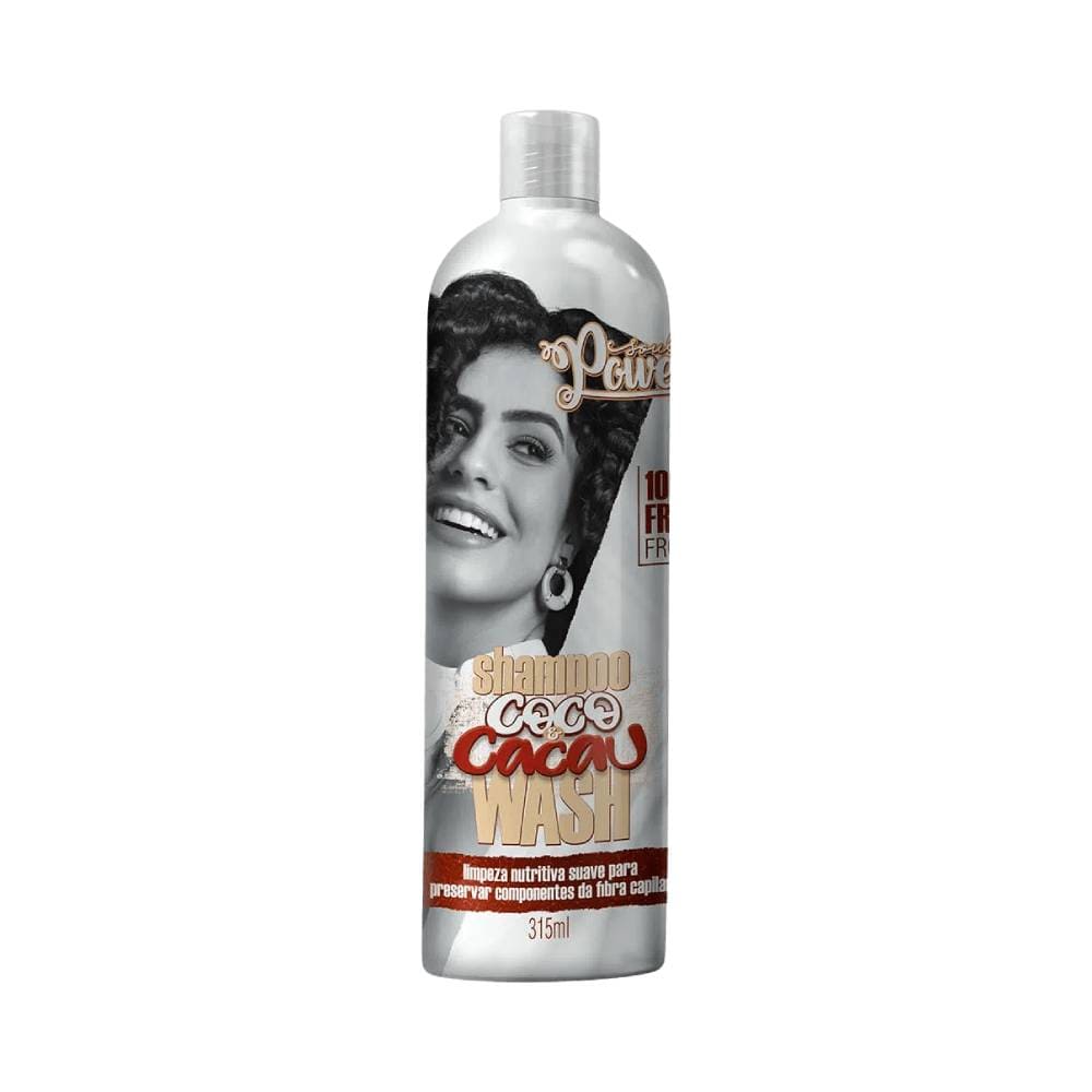 Frasco do Shampoo Soul Power Coco e Cacau Wash 315ml