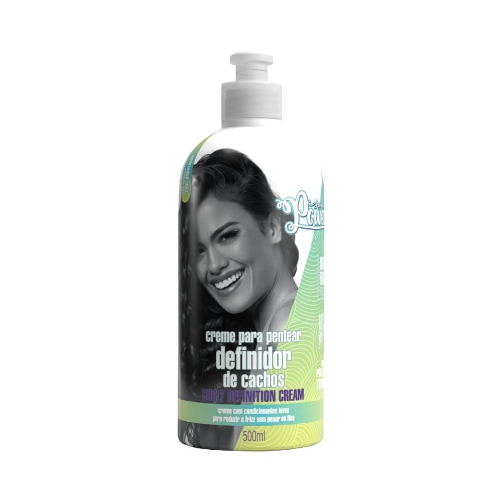 Frente da embalagem do Creme de Pentear Soul Power Curly Definition Cream 500ml
