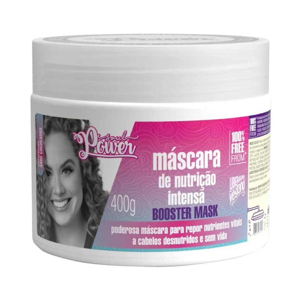 Máscara Soul Power Nutrição Intensa 400g - embalagem frontal