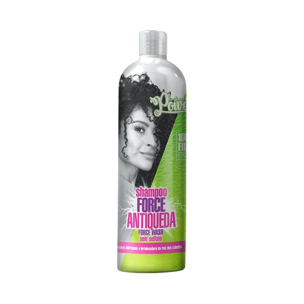 Frontal da embalagem do Shampoo Soul Power Force Antiqueda 315ml