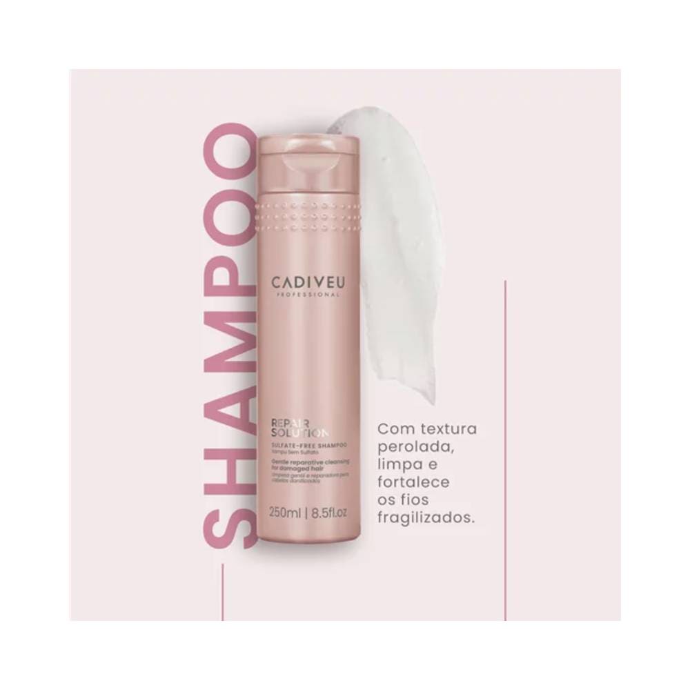 Textura perolada do produto ao lado da embalagem rosa perolada
