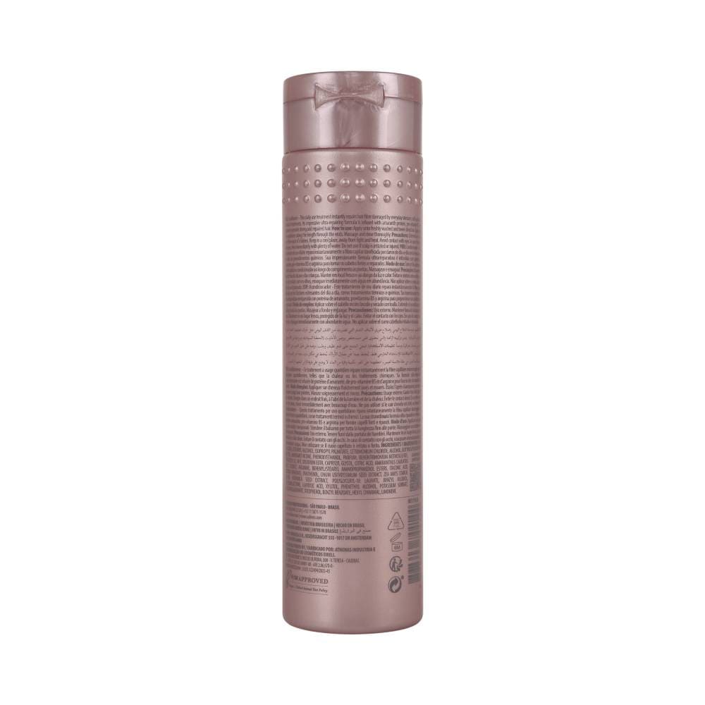 Verso do frasco com informações e ingredientes do Condicionador Cadiveu Repair Solution 250ml