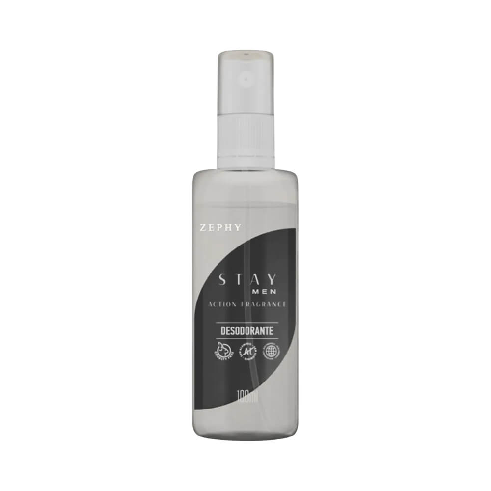 Desodorante Zephy Spray 100ml com selo cruelty free