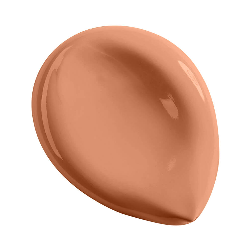 Close-up da textura cremosa da base Velvet Skin Amêndoa