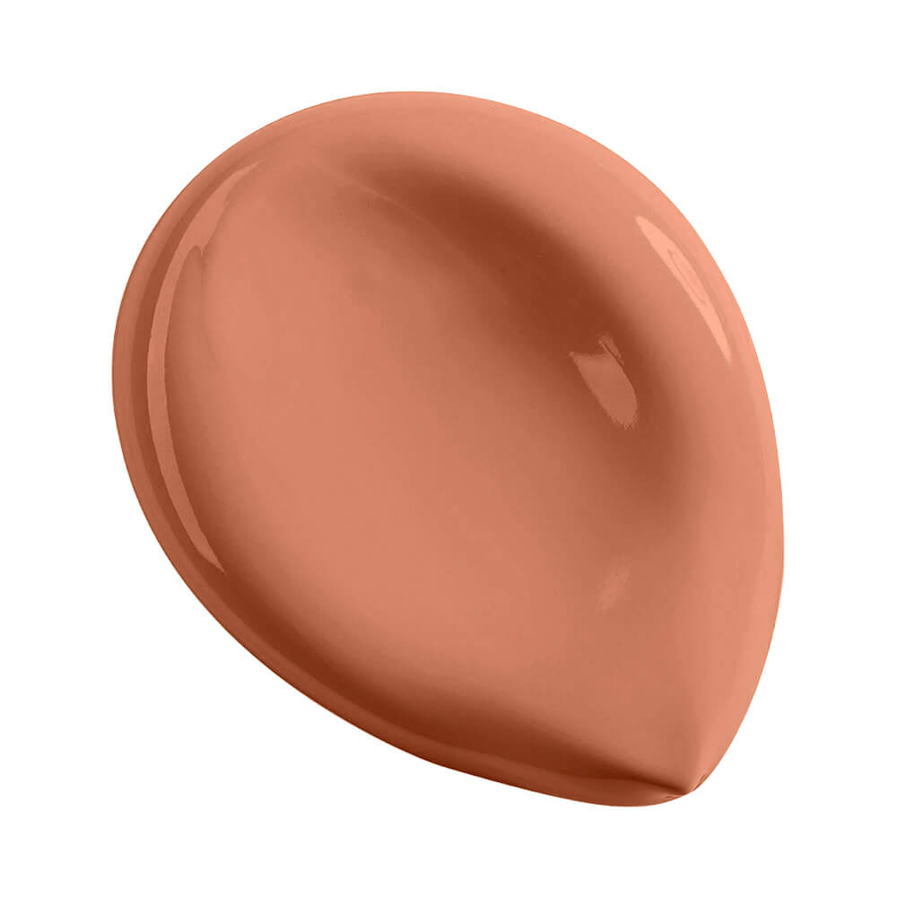 Close do acabamento aveludado da Base Mari Maria Velvet Skin cor Caramelo