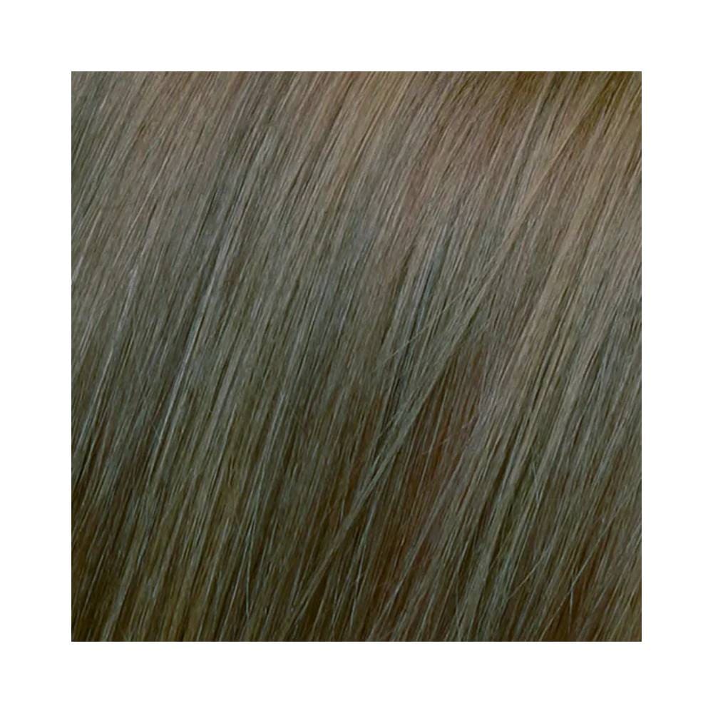 Coloração Altamoda 7.1 Louro Cinza - embalagem e resultado em mechas