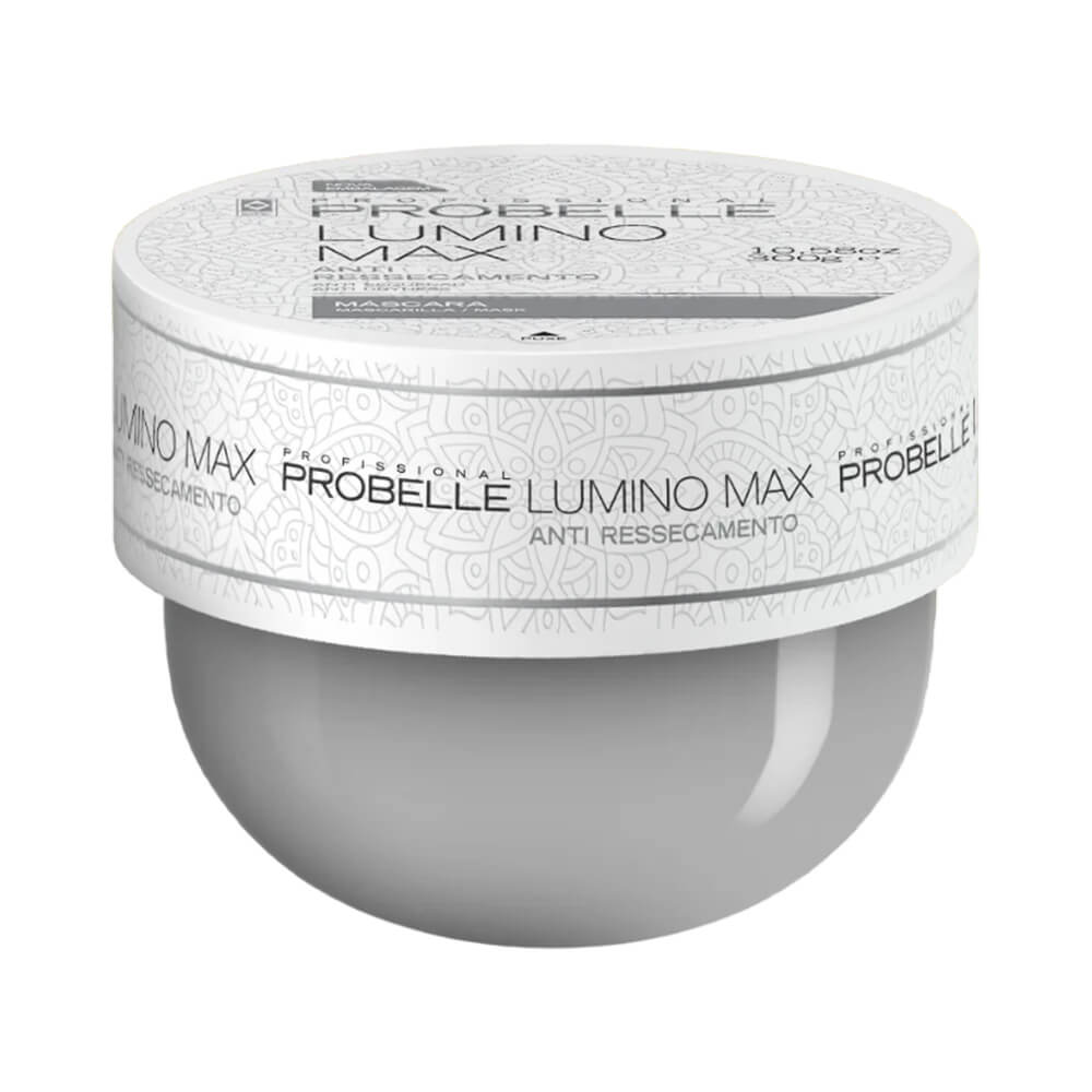 Máscara Probelle Lumino Max Anti Ressecamento 300g - pote branco