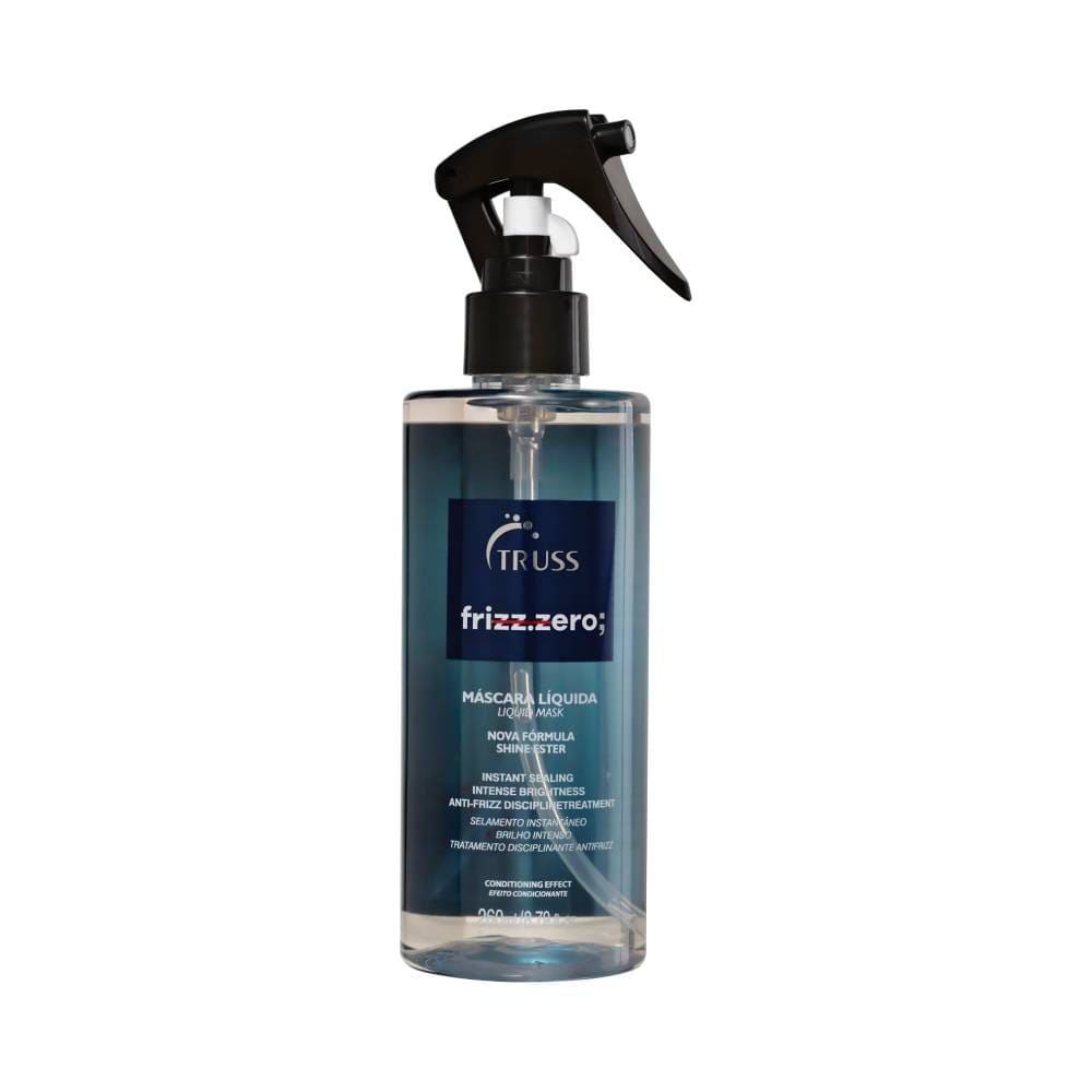 Frente do Spray Máscara Líquida Truss Frizz-Zero 260ml