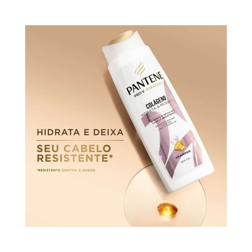 Shampoo Pantene Pro-V Miracles Colágeno 300ml exibição frontal