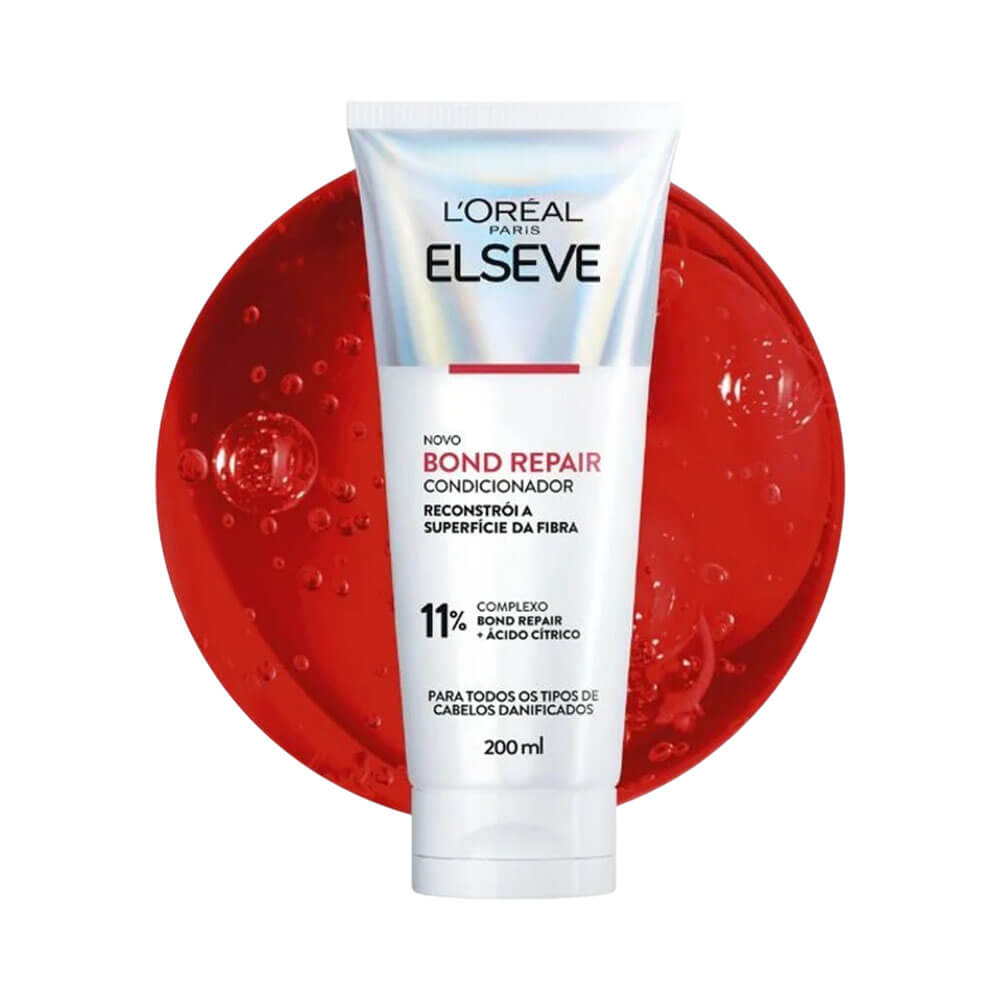 Condicionador Elseve Bond Repair 200ml - reconstrução da superfície da fibra