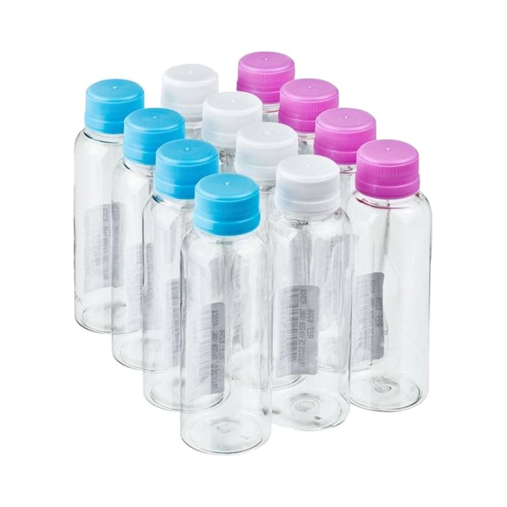 Conjunto de frascos Marco Boni 100ml com tampas coloridas