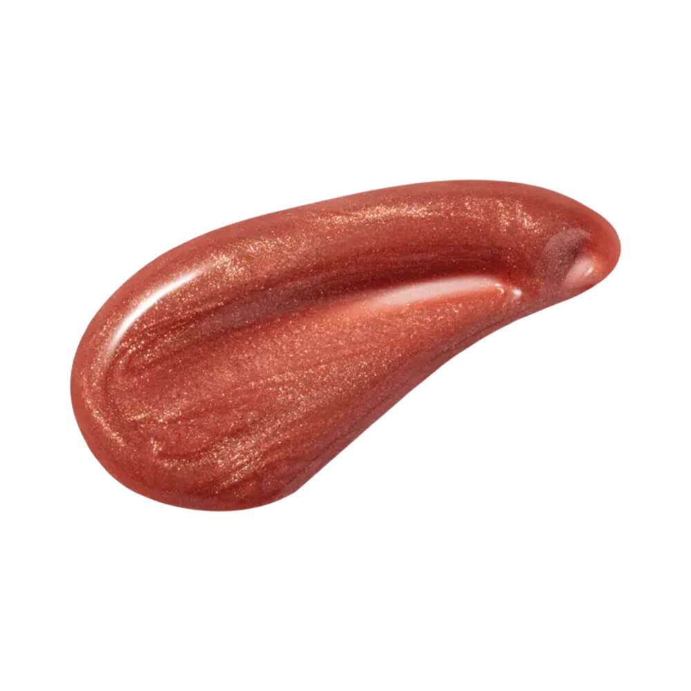Swatch do Gloss Niina Secrets Crystal Topázio mostrando tom rosado com brilho