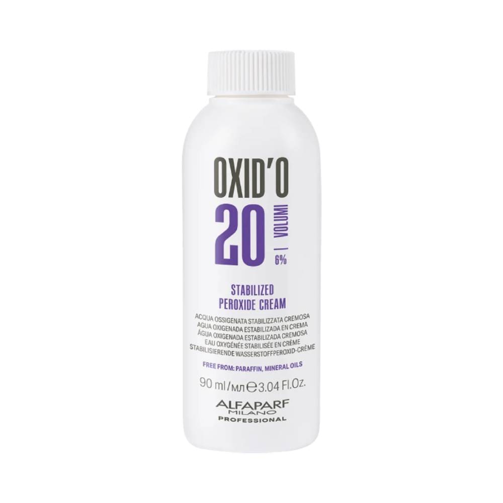 Frasco Oxigenada Alfaparf Oxi'd 20 Volumes 90ml - embalagem frontal