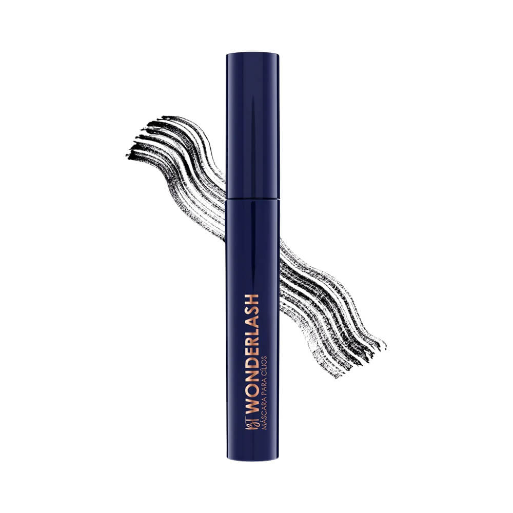 Máscara de Cílios Bruna Tavares Wonderlash em tubo azul escuro com texto dourado