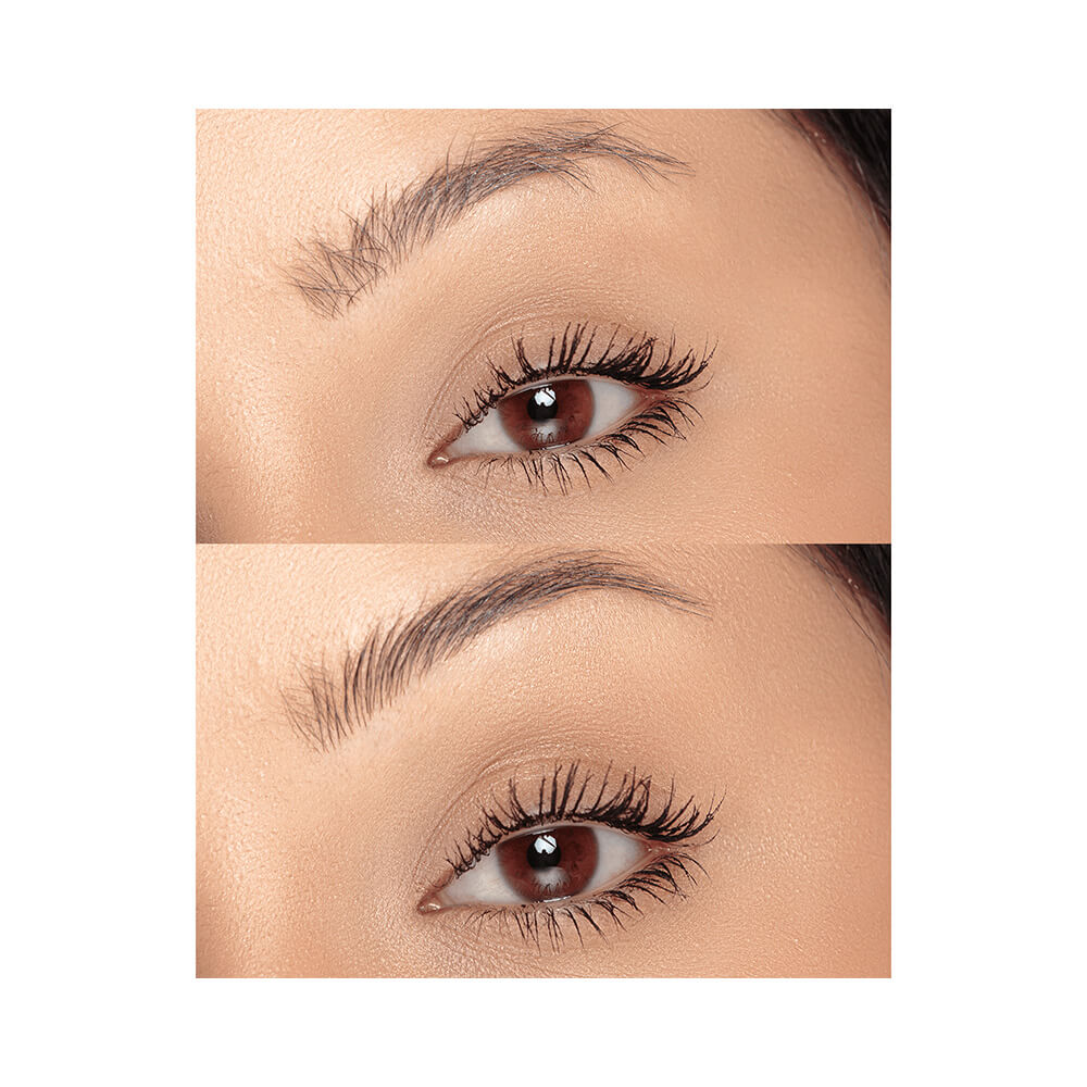Comparativo do efeito natural após aplicação da Máscara Browfix