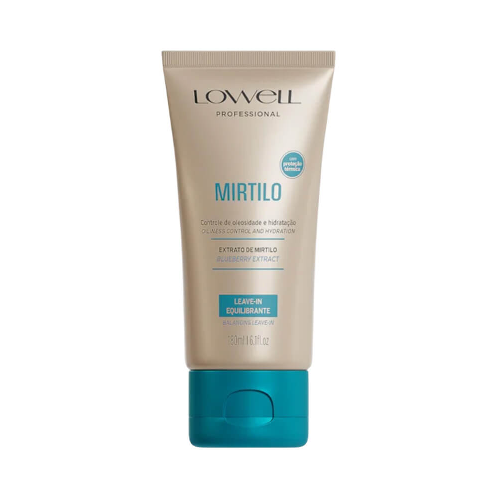 Leave-in Lowell Mirtilo Equilibrante 180ml - embalagem frontal
