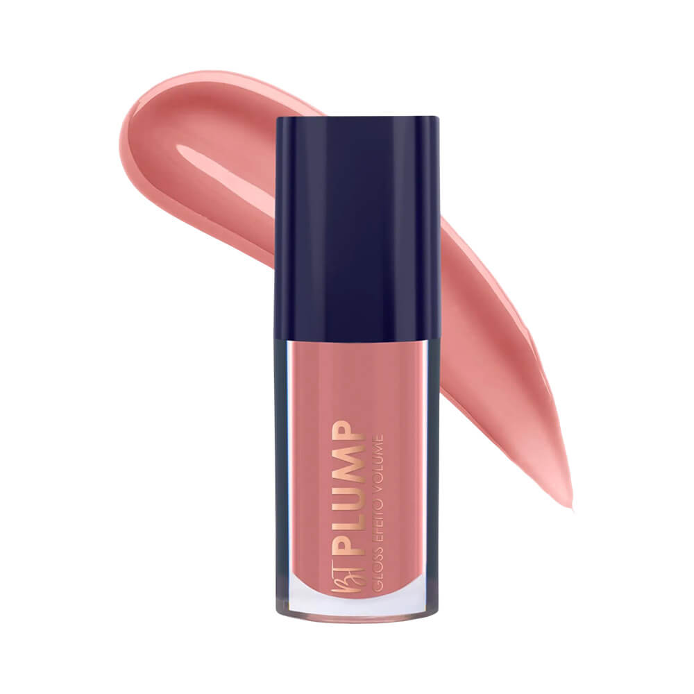 Gloss Bruna Tavares Plump Siren 6ml - embalagem translúcida com brilho rosado