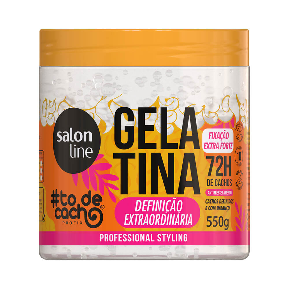 Gelatina Salon Line #todecacho Definição Extraordinária 550g - vista frontal do pote
